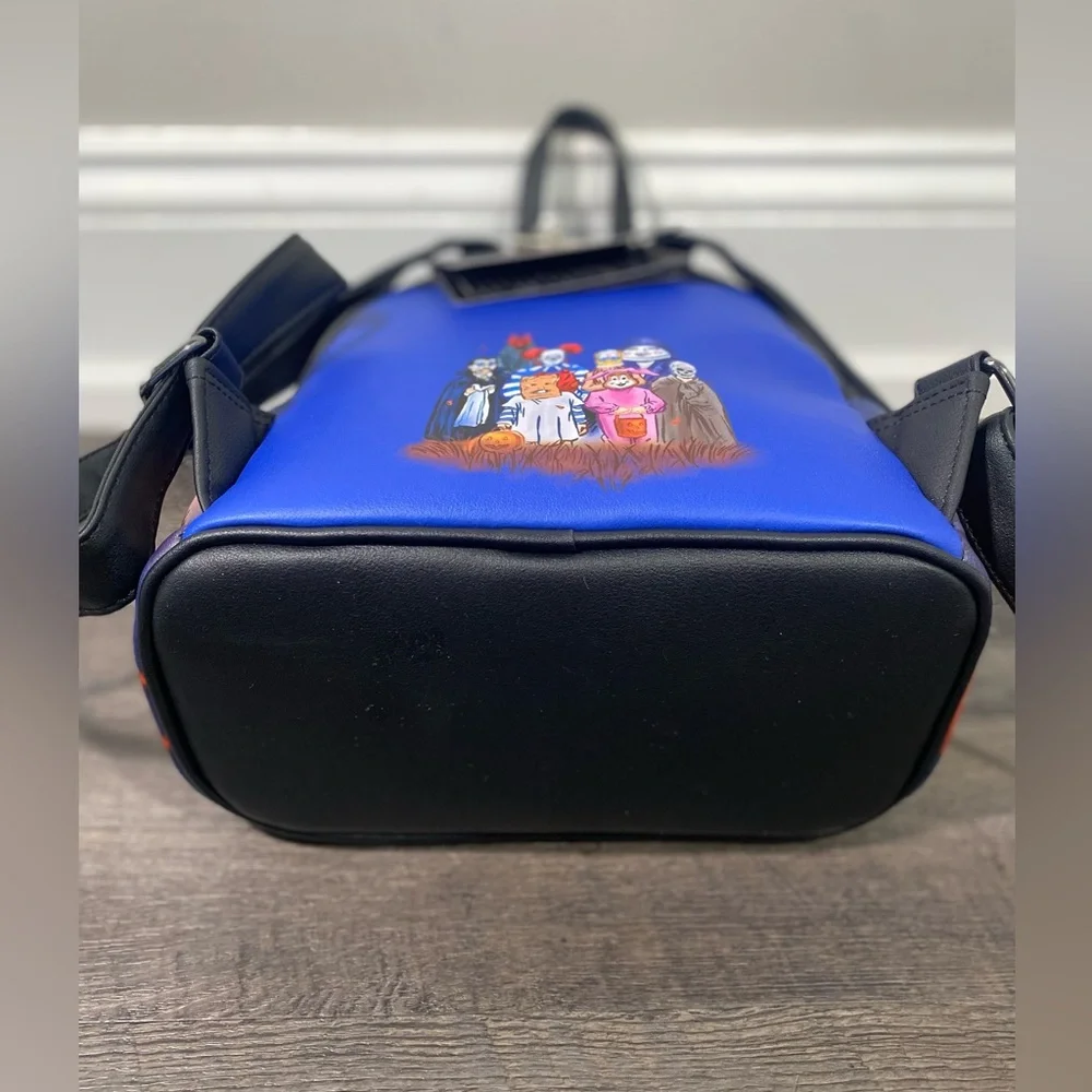 NEW | LOUNGEFLY Trick 'R Treat Glow-In-The-Dark Sam Mini Backpack